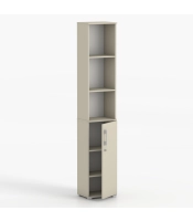 Szafa z półkami 189 cm 1D w kolorze kaszmirowym 40 - 50 cm